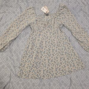 Lily Rose Light Blue Floral Dress